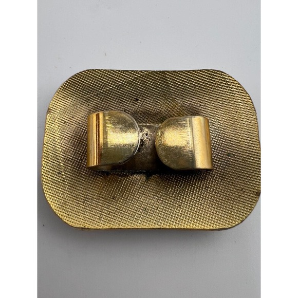 Vintage Butterfly & Flower Cloisonne Scarf Clip Slide Bolo - Picture 2 of 5